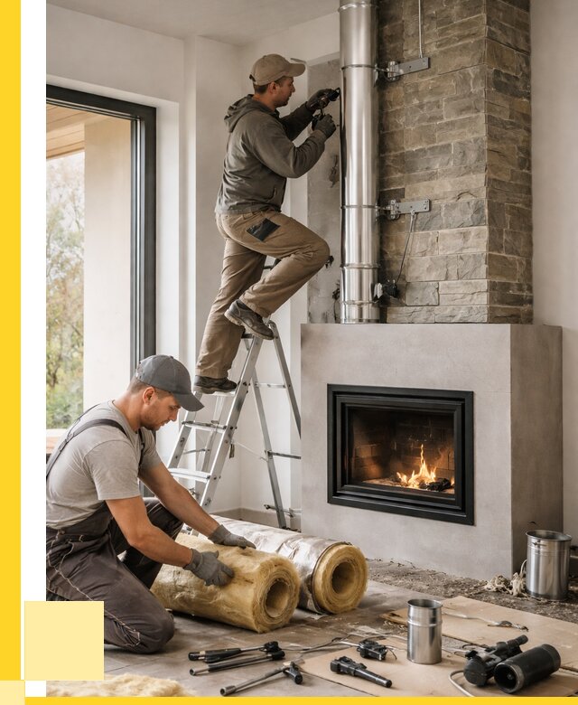 Монтаж дымоходов для каминов в Нововоронеже от 15180 р. ЭриданНвв