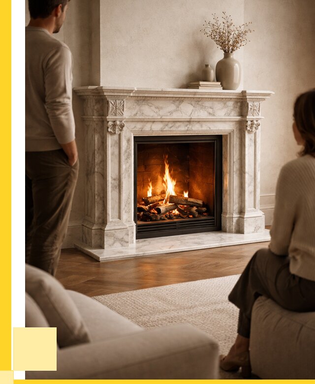 Мраморные камины под ключ в Нововоронеже от 253000 р. | ЭриданНвв