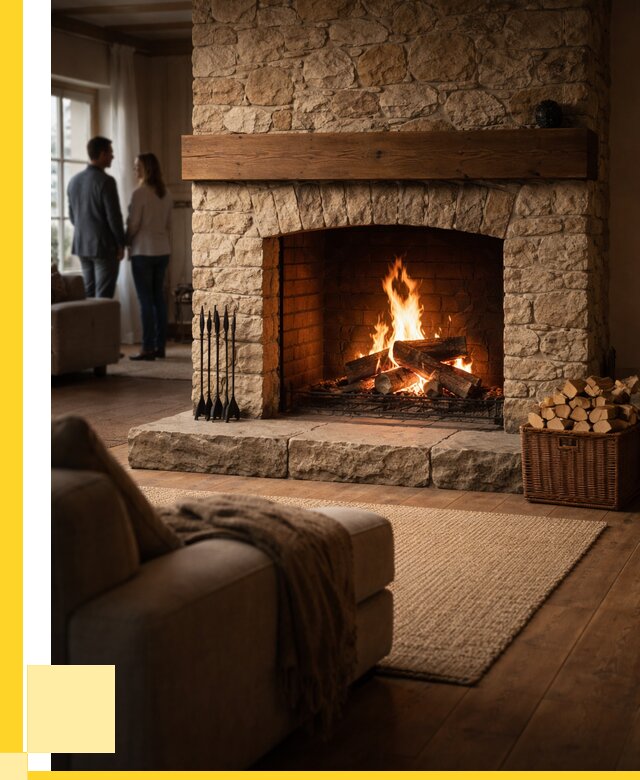 Открытые камины под ключ в Нововоронеже от 151800 р. ЭриданНвв