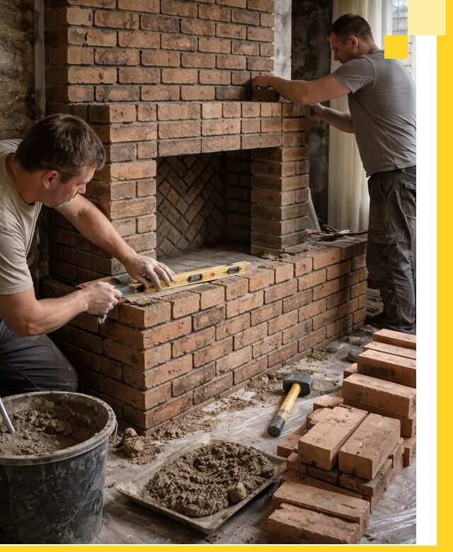 Изготовление и установка кирпичных каминов в Нововоронеже