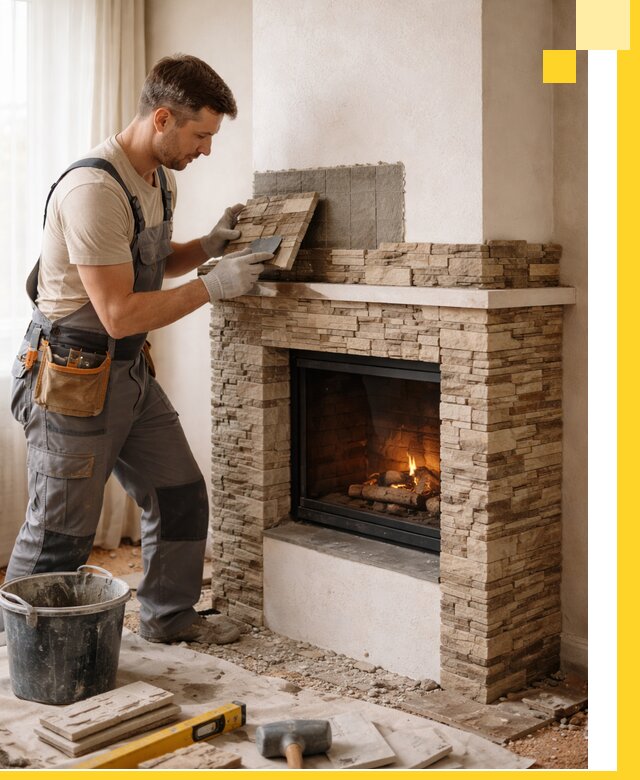 Изготовление и монтаж каминов для дома под ключ в Нововоронеже