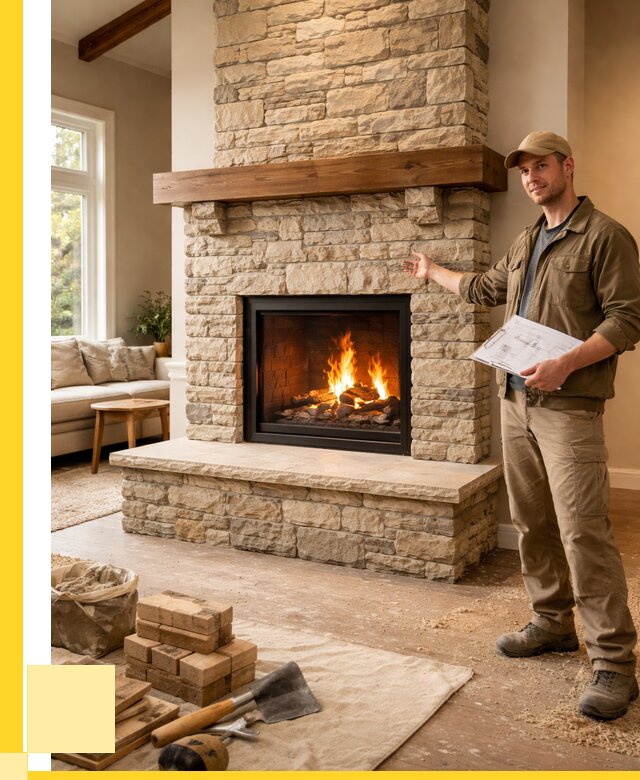 Камины под ключ в Нововоронеже от 182160 р. | ЭриданНвв — установка