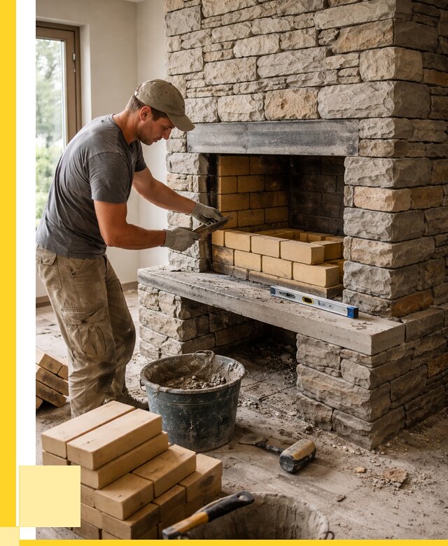 Кладка каминов и камина в Нововоронеже от 25300 р. ЭриданНвв