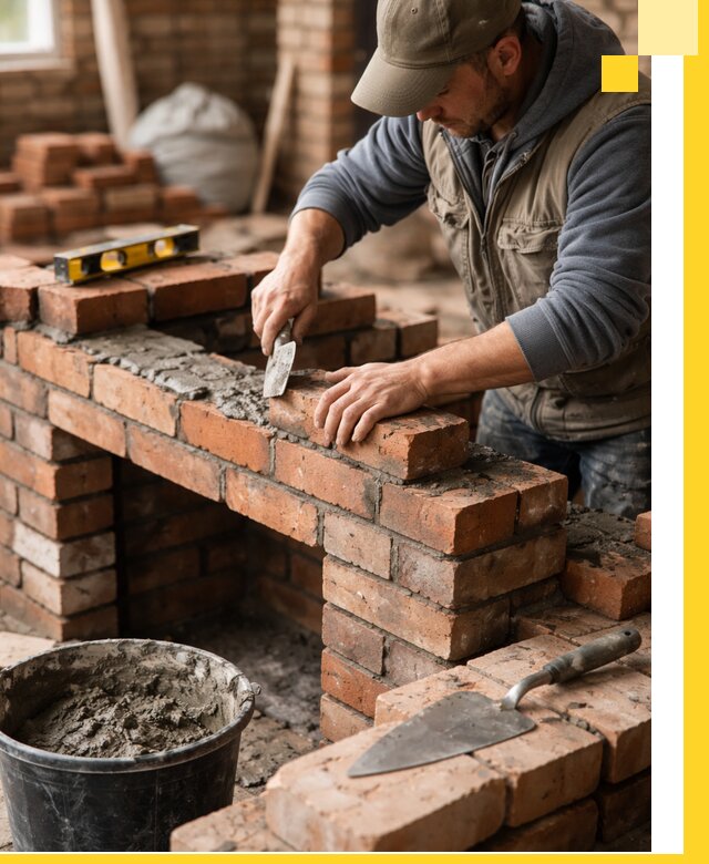 Кладка каминов под ключ в Нововоронеже профессиональная отделка и монтаж