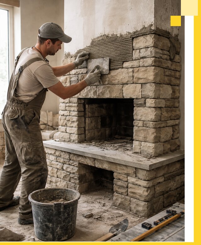 Строительство каминов под ключ в Нововоронеже от проектирования до монтажа