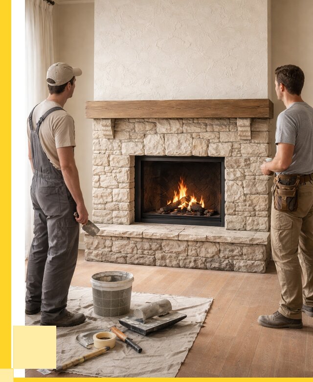 Отделка каминов в Нововоронеже от 6578 р. под ключ | ЭриданНвв