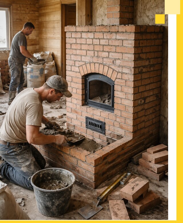 Профессиональное строительство печей в Нововоронеже под ключ