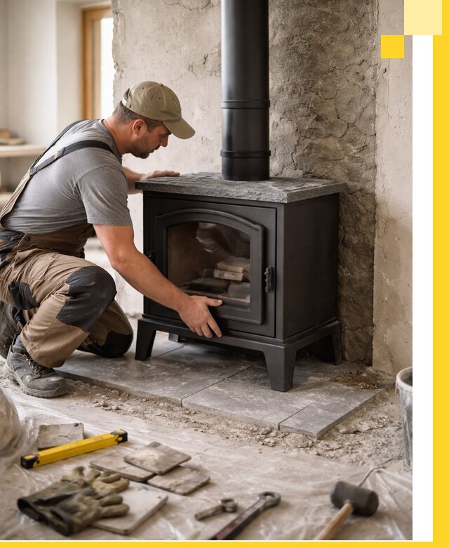 Профессиональный монтаж печей и каминов в Нововоронеже под ключ