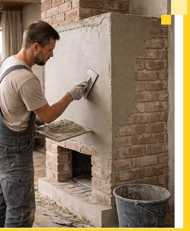 Отделка печей и облицовка каминов в Нововоронеже под ключ