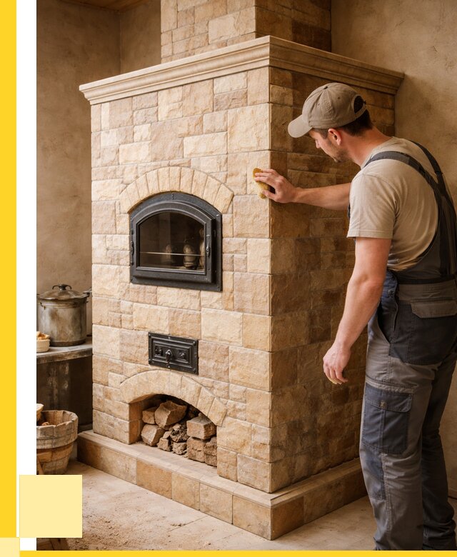 Облицовка печей в Нововоронеже от 4554 р. под ключ | ЭриданНвв