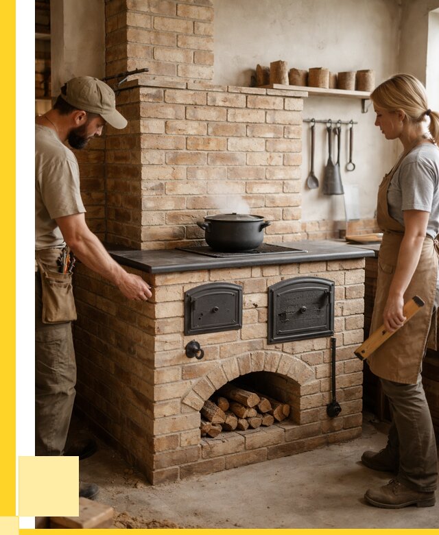 Варочно отопительные печи в Нововоронеже от 91080 р. | ЭриданНвв