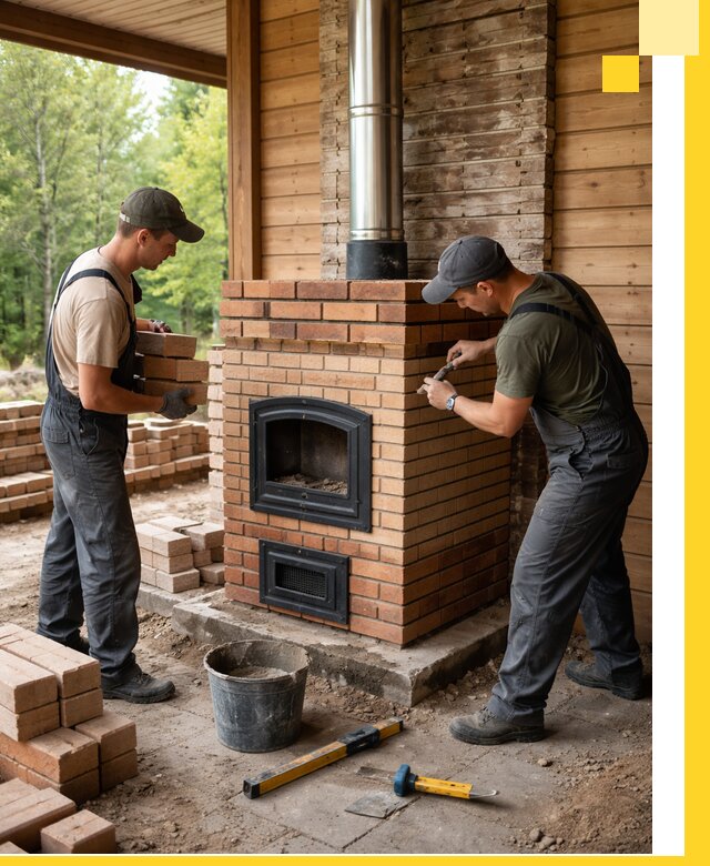 Производство и установка дачных печей под ключ в Нововоронеже