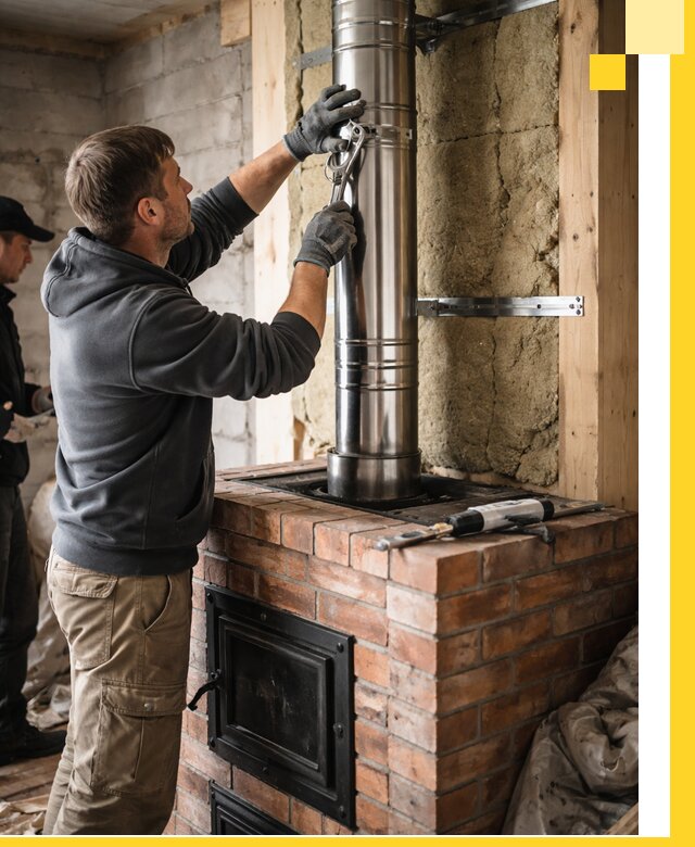 Изготовление и монтаж печей и дымоходов под ключ в Нововоронеже