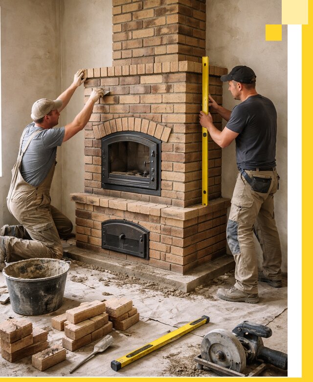 Продажа и установка печей и каминов для дома под ключ в Нововоронеже