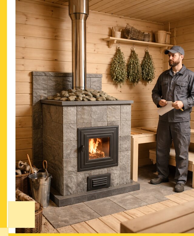 Печи для бани под ключ в Нововоронеже от 121440 р. | ЭриданНвв