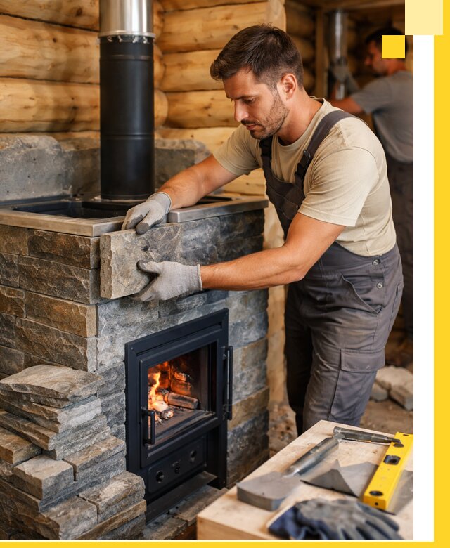 Печи для бани под ключ в Нововоронеже: изготовление и монтаж