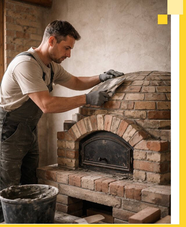 Изготовление и монтаж помпейских печей на заказ в Нововоронеже