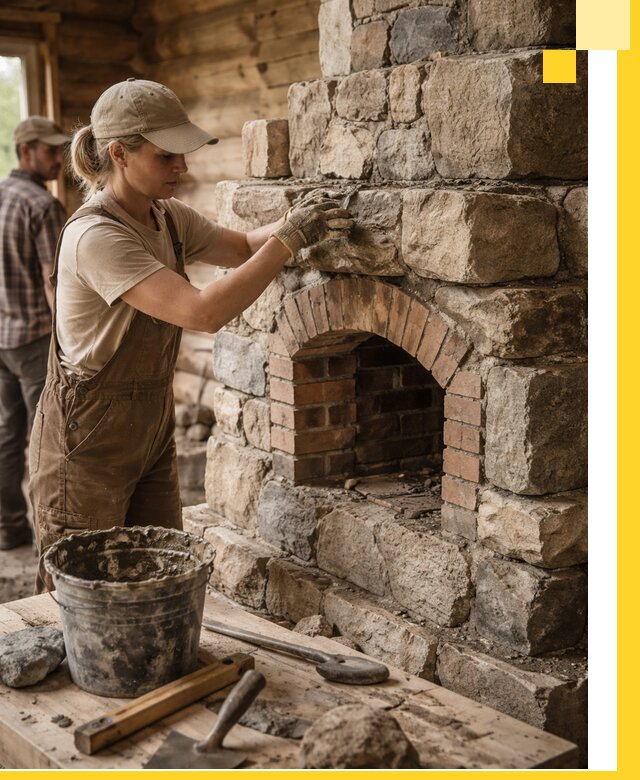 Каменные печи на заказ и монтаж в Нововоронеже, долговечные решения