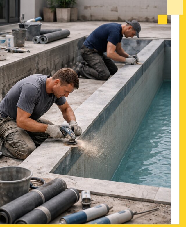 Профессиональный ремонт бассейнов под ключ в Нововоронеже