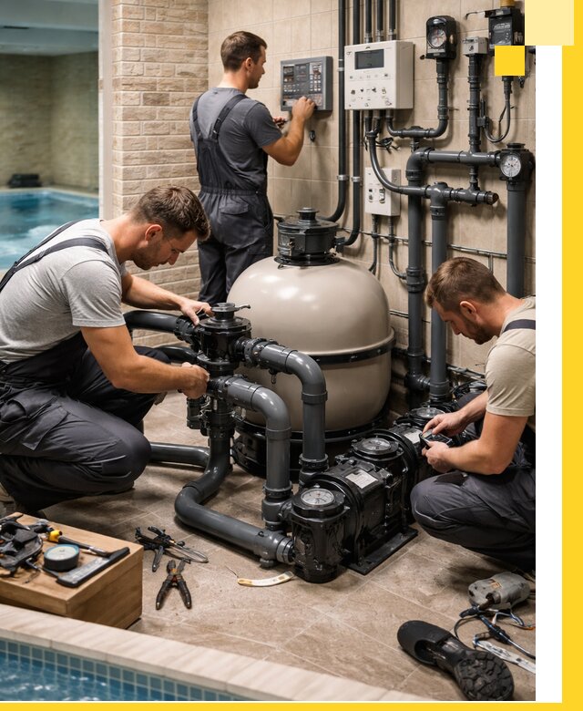 Комплексное оборудование для бассейнов под ключ в Нововоронеже