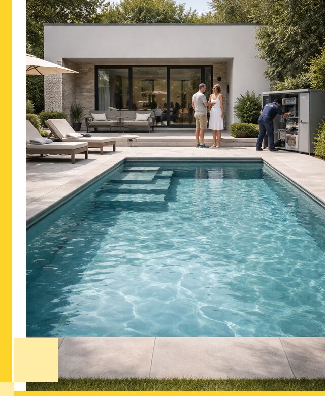 Бассейн в доме в Нововоронеже под ключ от 1214400 р. | ЭриданНвв