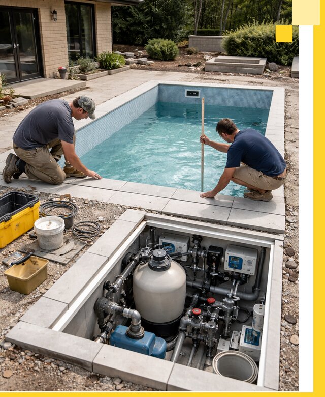 Строительство качественных домашних бассейнов под ключ в Нововоронеже