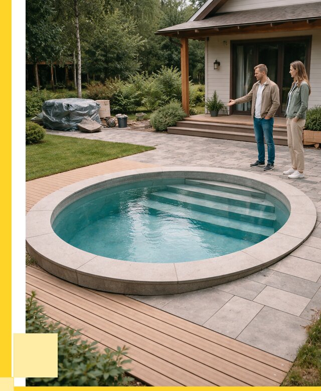 Бассейн на даче под ключ в Нововоронеже от 202400 р., ЭриданНвв