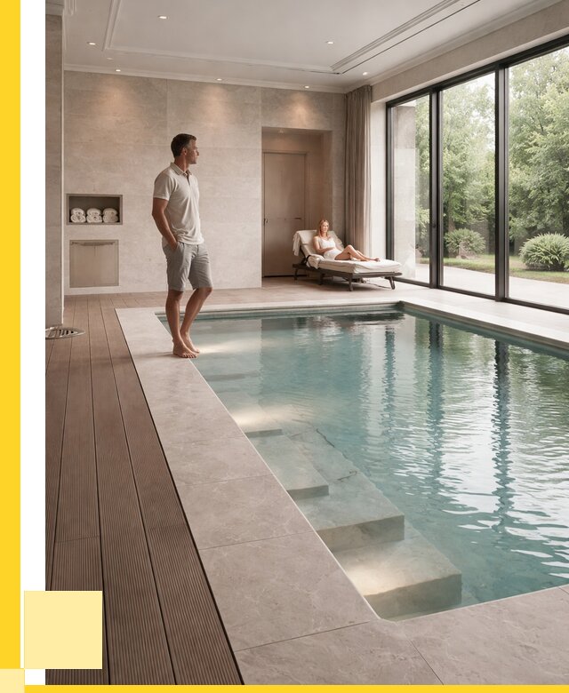 Бассейны в коттедже под ключ в Нововоронеже от 1214400 р. | ЭриданНвв