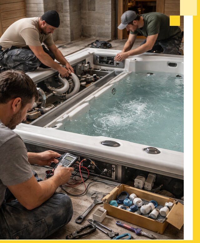 Гидромассажные бассейны под ключ в Нововоронеже, дизайн и монтаж