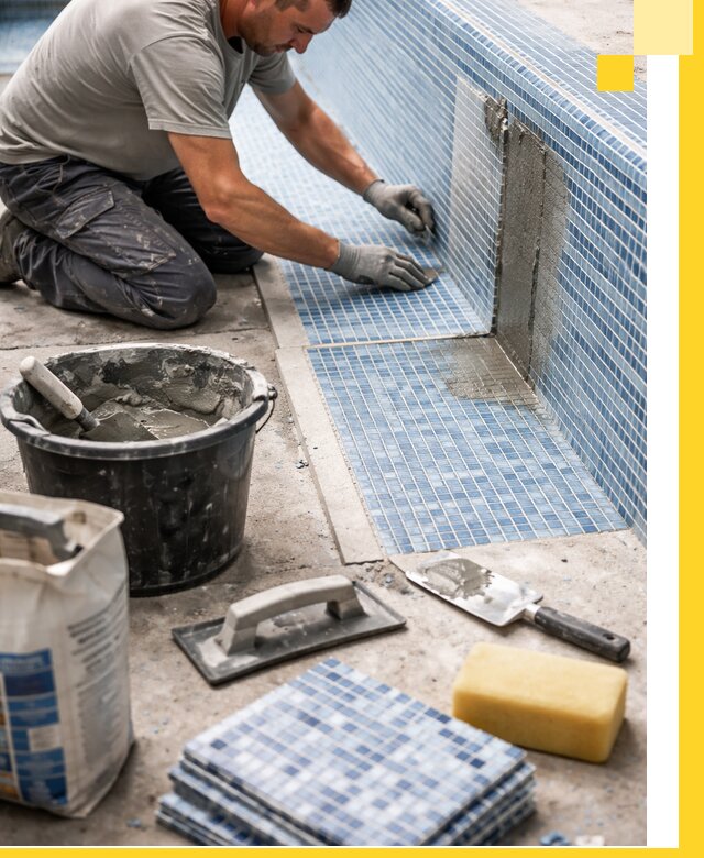 Укладка и ремонт мозаики для бассейнов под ключ в Нововоронеже