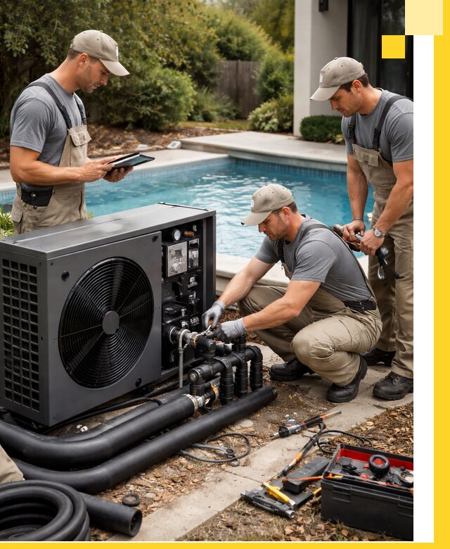 Проектирование и установка тепловых насосов для бассейнов в Нововоронеже