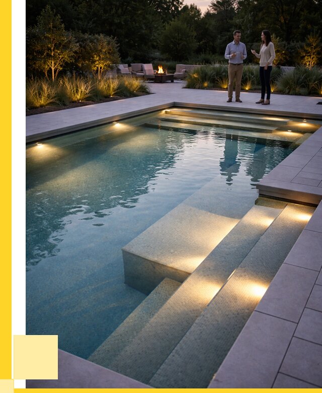 Освещение бассейнов в Нововоронеже под ключ от 25300 р. | ЭриданНвв