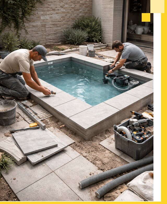 Мини бассейны под ключ в Нововоронеже, дизайн и установка