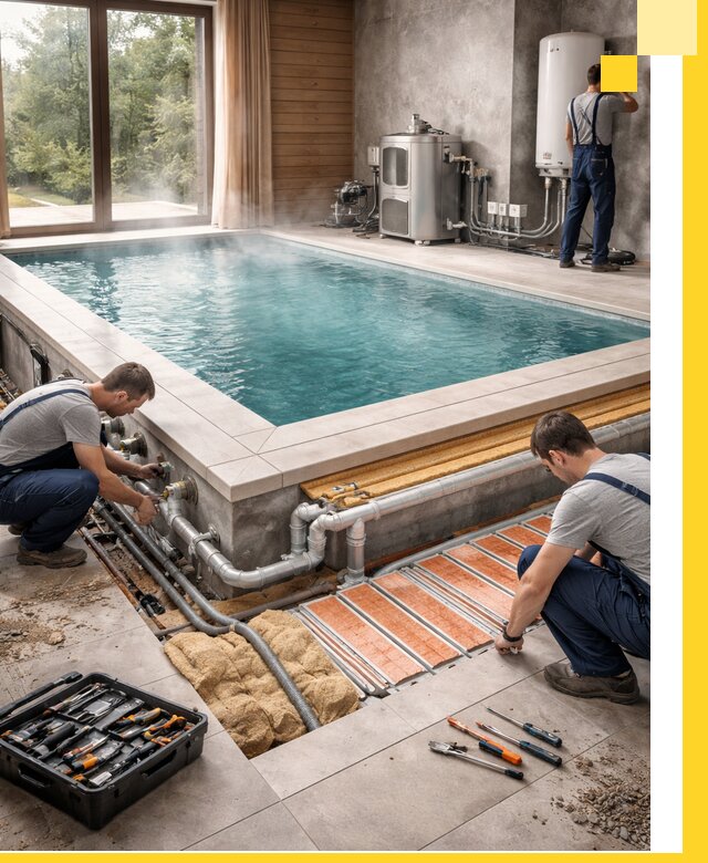 Проектирование и строительство тёплых бассейнов в Нововоронеже