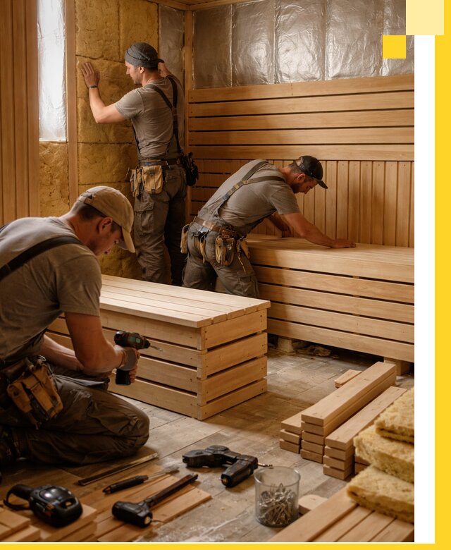 Профессиональное строительство саун под ключ в Нововоронеже