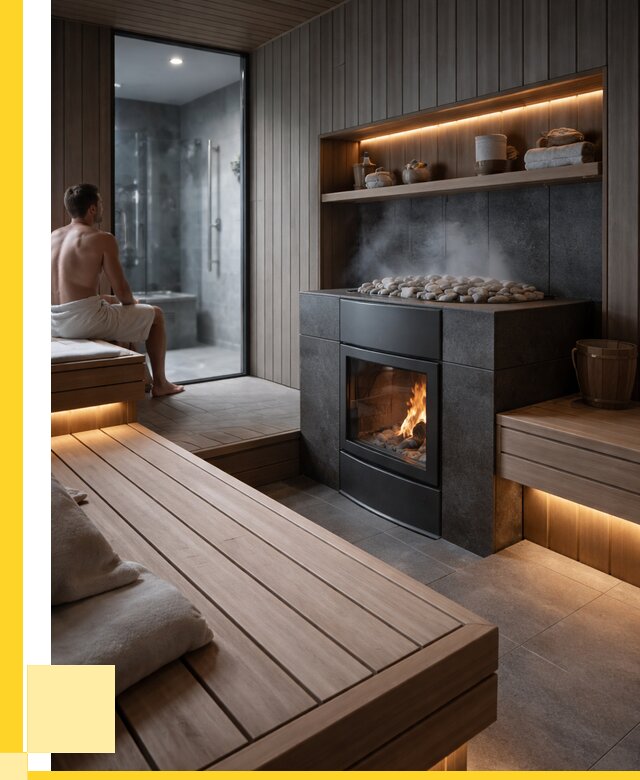 Проект сауны в частном доме в Нововоронеже от 35420 р. | ЭриданНвв