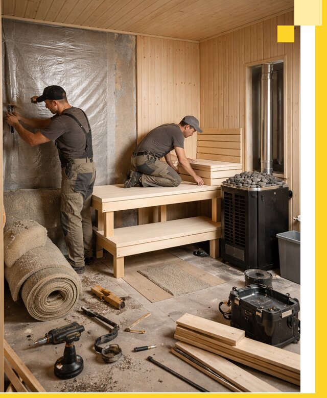 Проекты саун под ключ в Нововоронеже дизайн и строительство