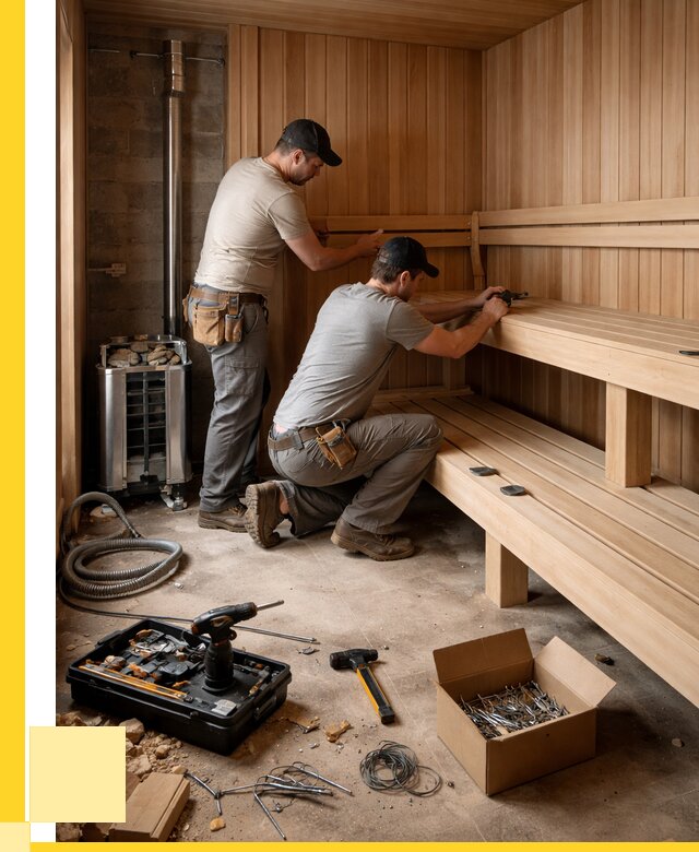 Монтаж саун под ключ в Нововоронеже от 121440 р. | ЭриданНвв