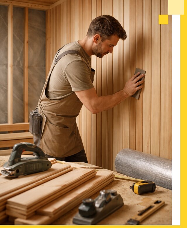 Профессиональная отделка саун и парных под ключ в Нововоронеже