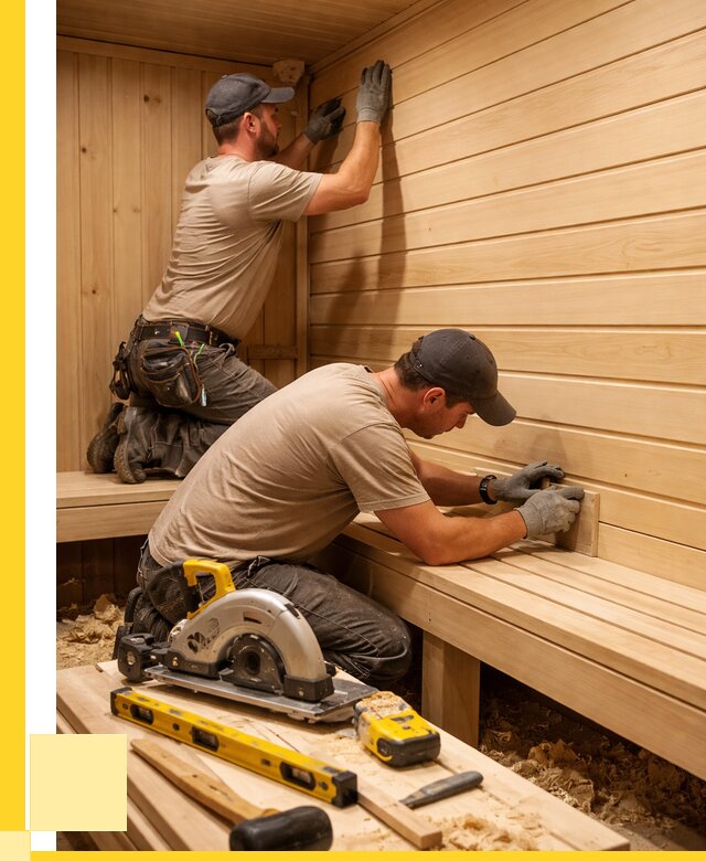 Обшивка саун вагонкой в Нововоронеже от 2530 р. | ЭриданНвв