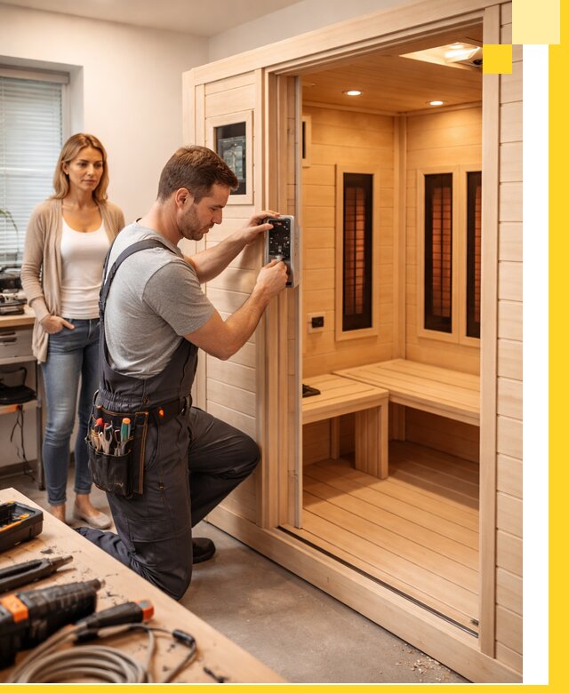 Инфракрасные сауны под ключ в Нововоронеже продажа и установка