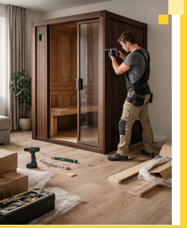 Установка и производство мини саун под ключ в Нововоронеже