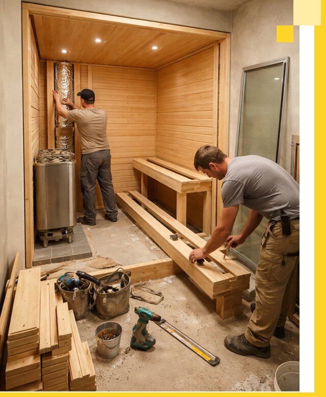 Проектирование и установка домашних саун под ключ в Нововоронеже