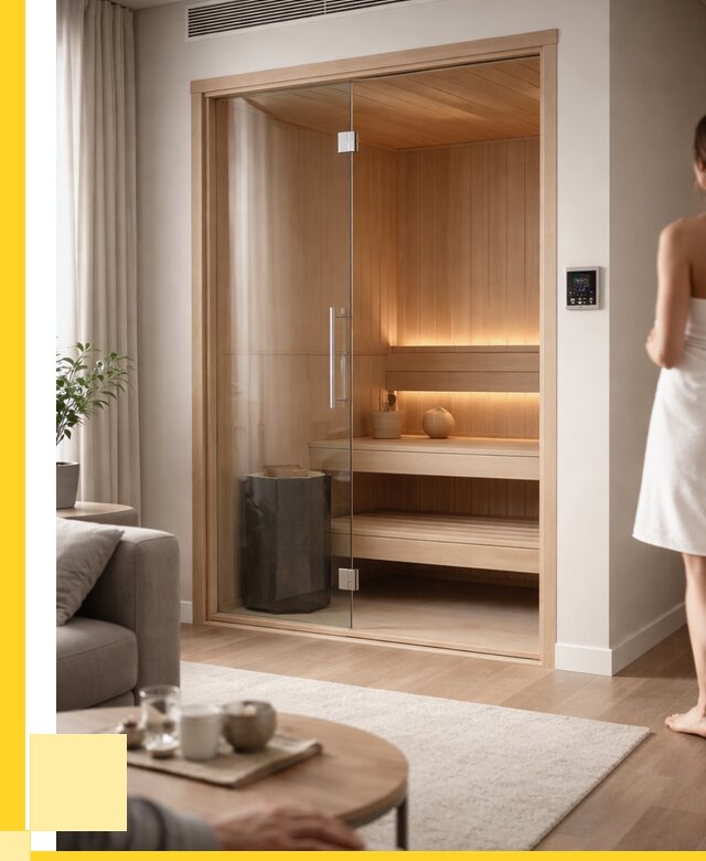 Сауна в квартире под ключ в Нововоронеже от 121440 р. ЭриданНвв