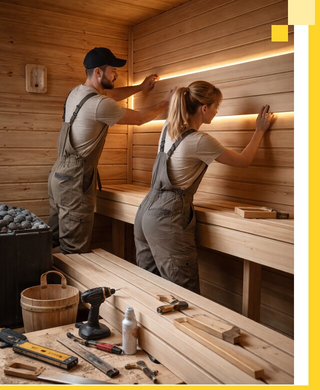 Дизайн саун и бань под ключ с индивидуальным проектом в Нововоронеже