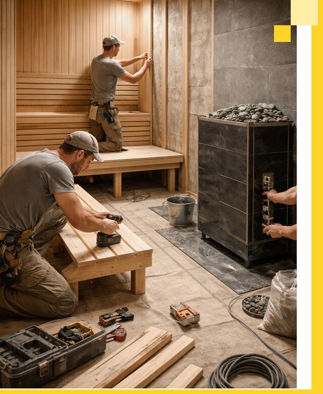 Дизайн и строительство интерьерных саун под ключ в Нововоронеже