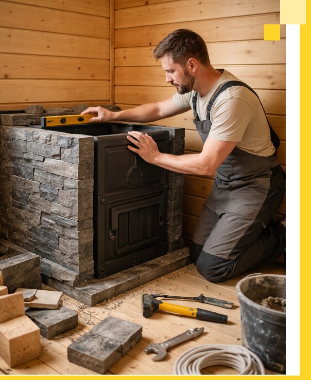 Производство и установка печей для саун под ключ в Нововоронеже