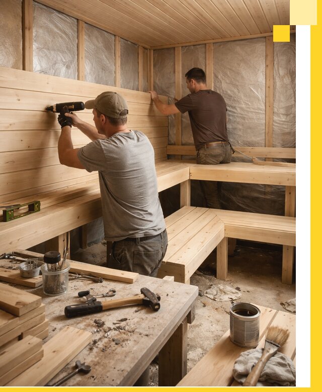 Профессиональная отделка бань и саун под ключ в Нововоронеже