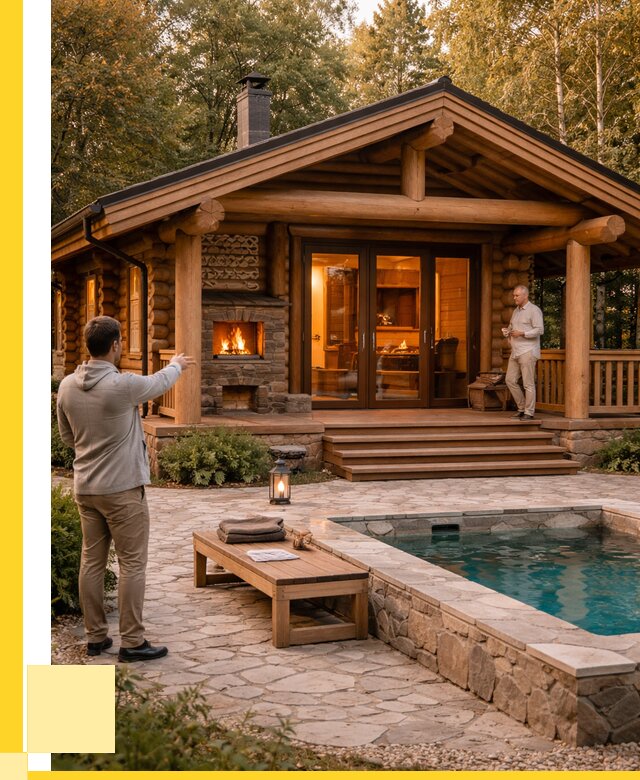 Проекты бань и хамам в Нововоронеже от 25300 р. | ЭриданНвв