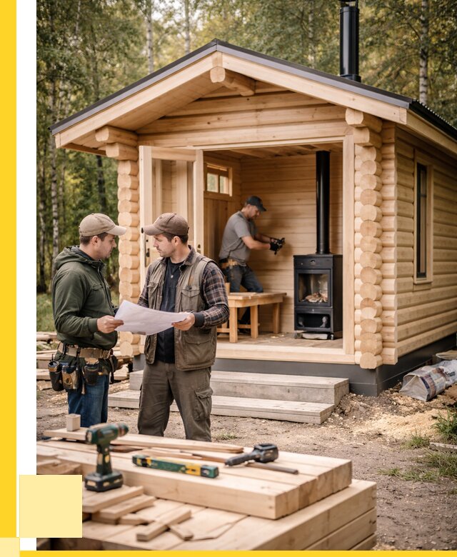 Монтаж бань под ключ в Нововоронеже — от 202400 р. | ЭриданНвв